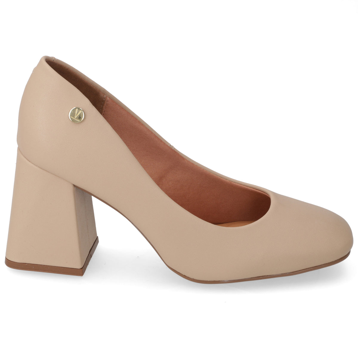 Zapato Taco Ancho Vizzano Beige