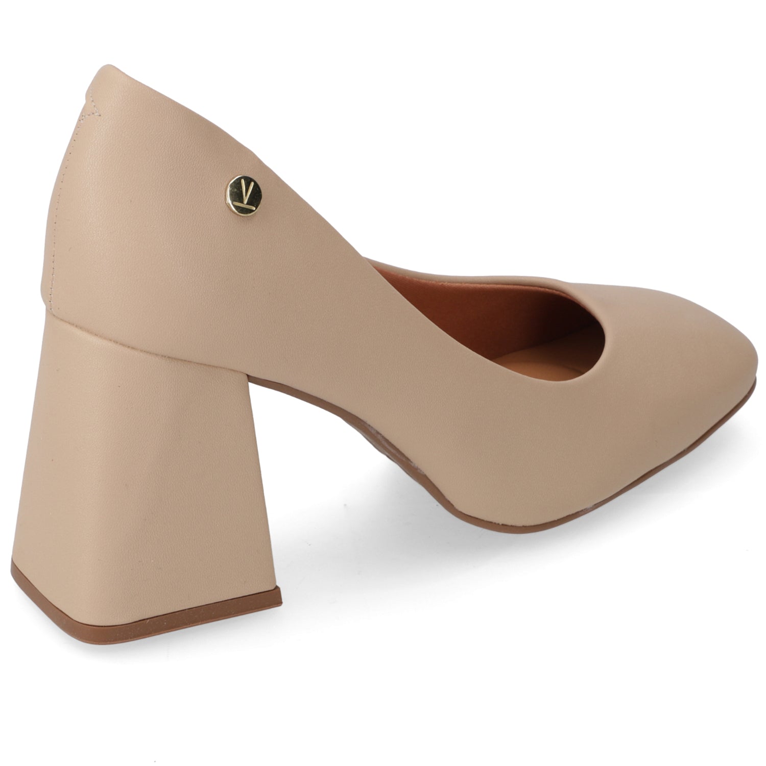 Zapato Taco Ancho Vizzano Beige