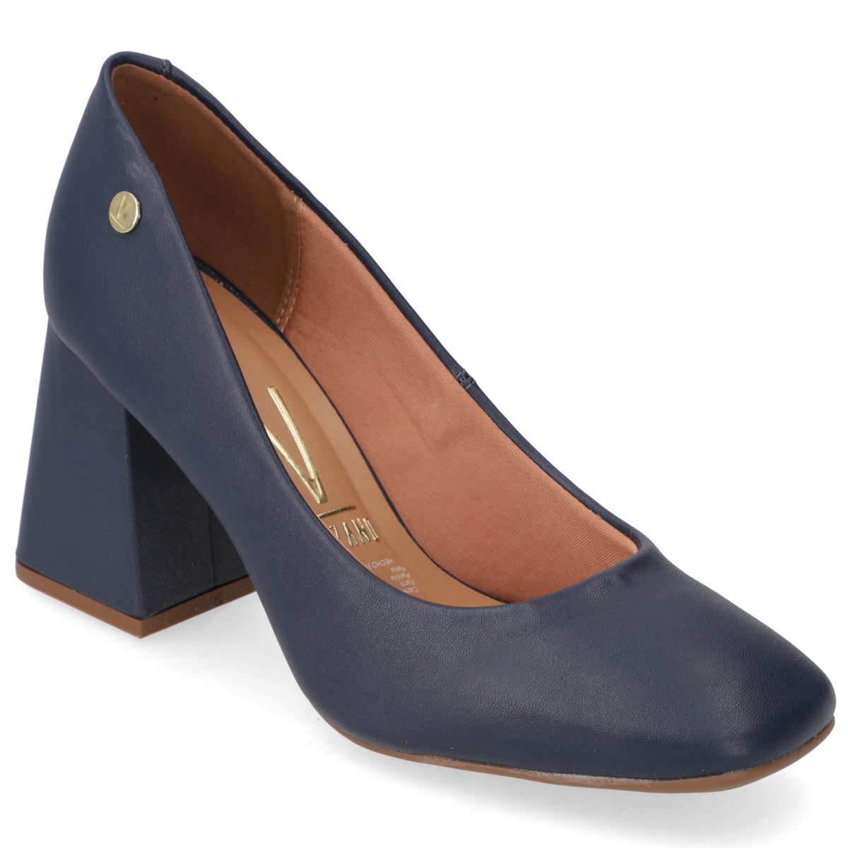 Zapato Taco Ancho Vizzano Azul