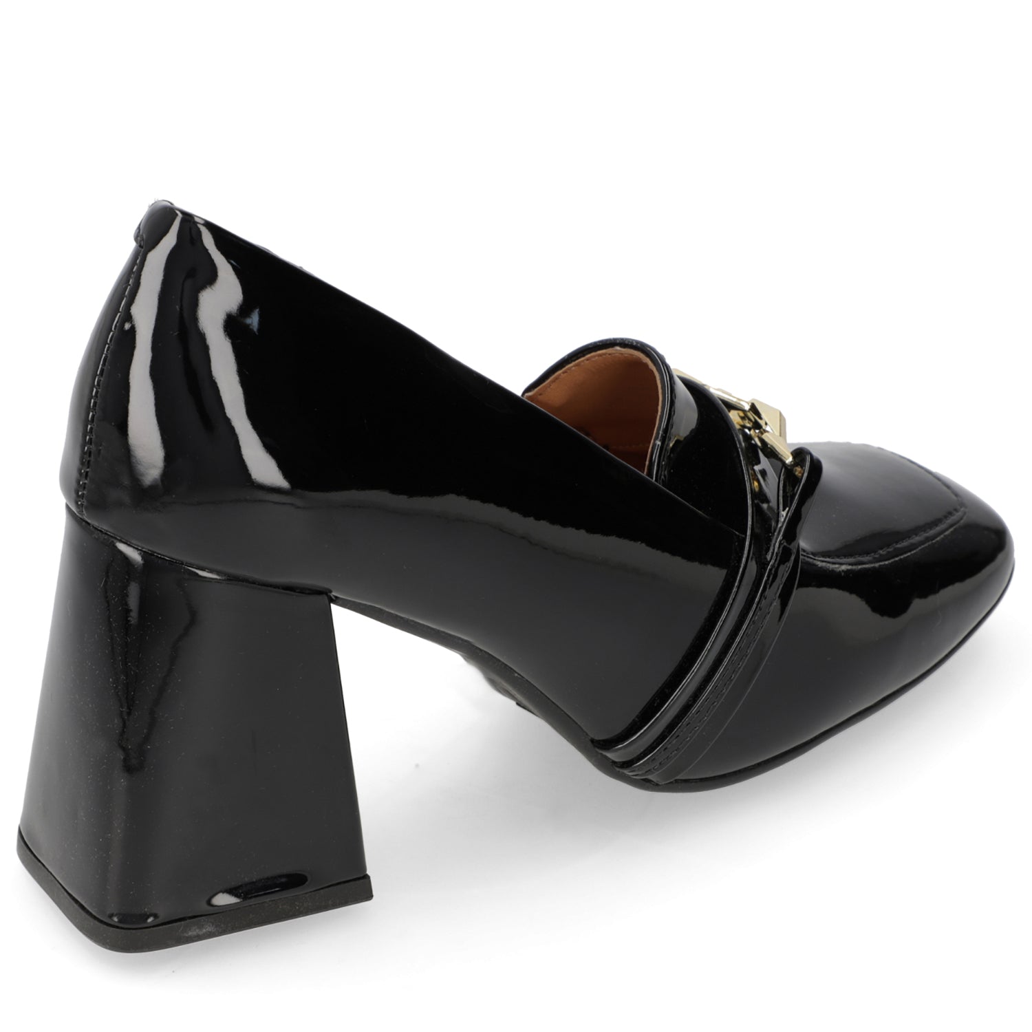 Zapato Taco Ancho Vizzano Negro