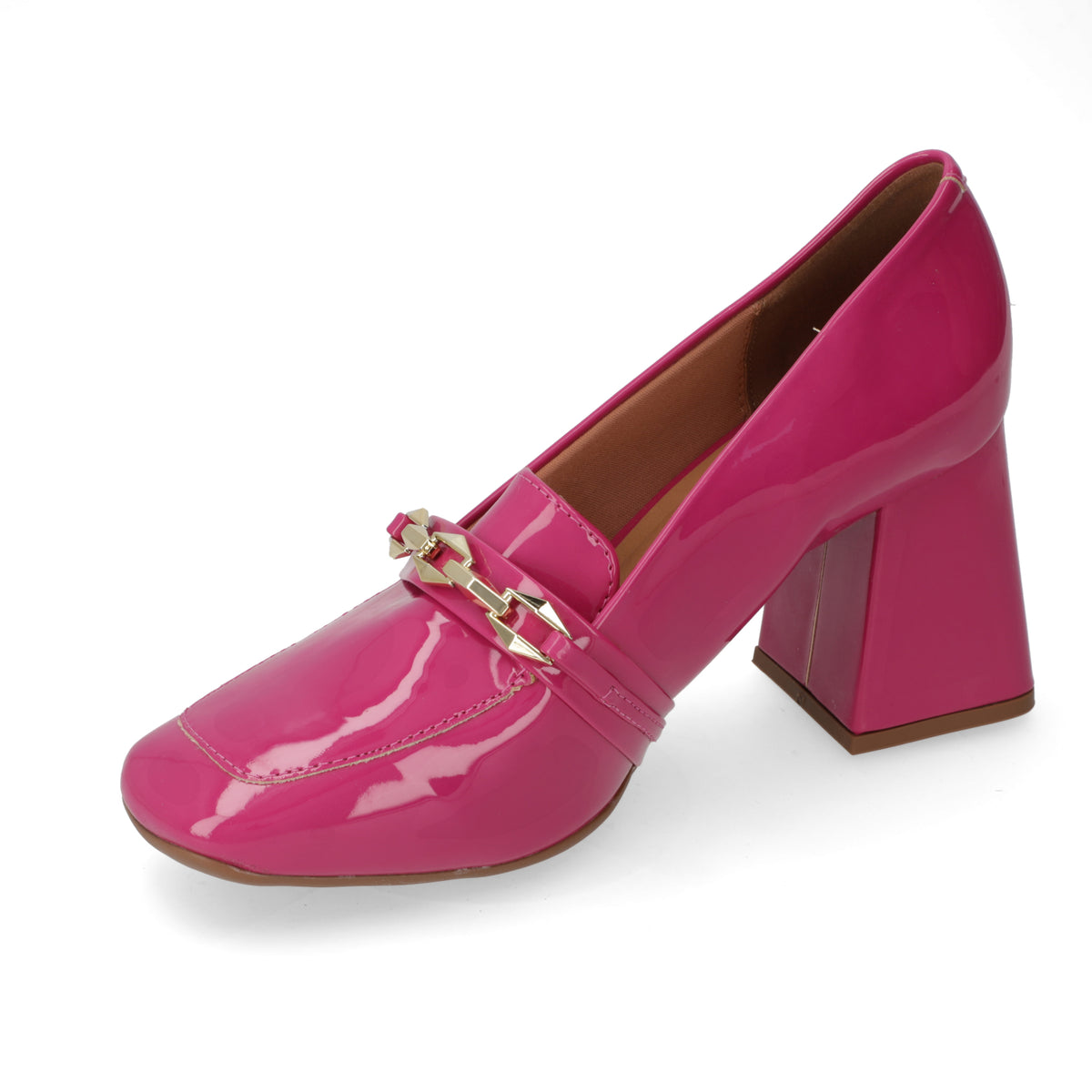 Zapato Taco Ancho Vizzano Magenta