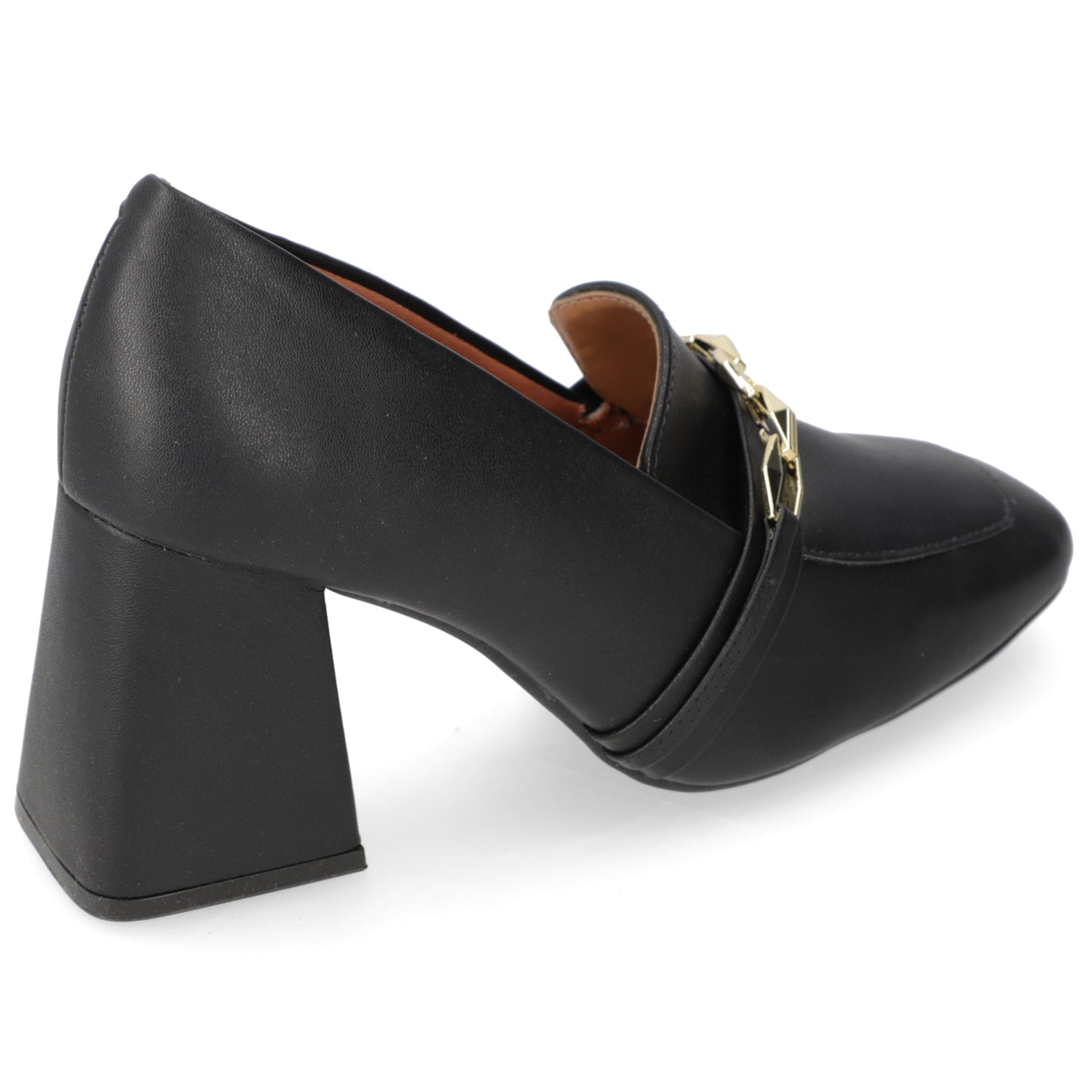 Zapato Taco Ancho Vizzano EcoCuero Negro