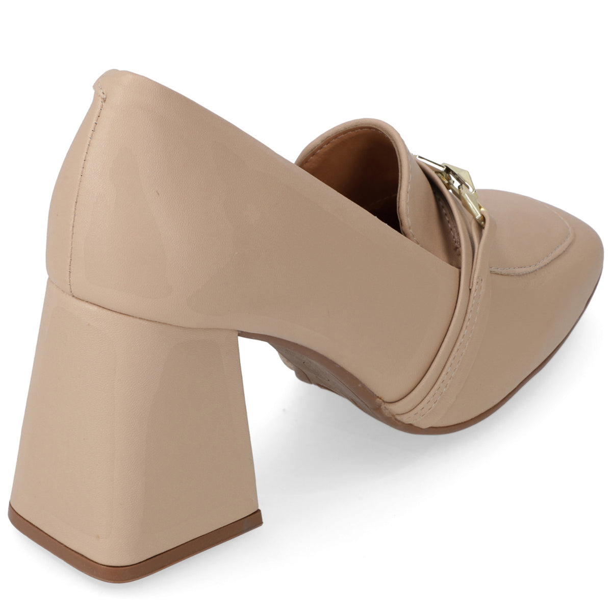 Zapato Taco Ancho Vizzano Beige