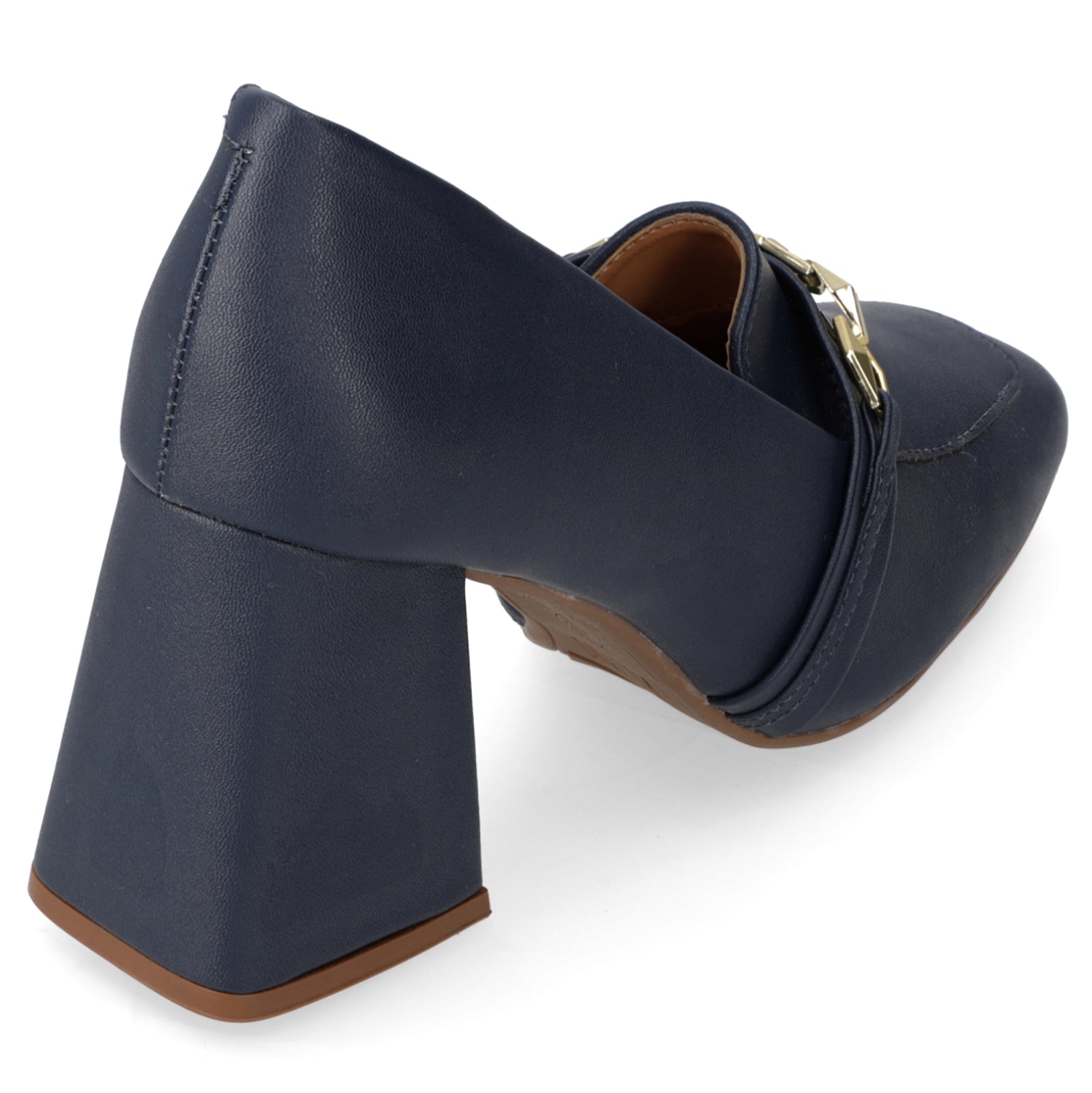 Zapato Taco Ancho Vizzano Azul