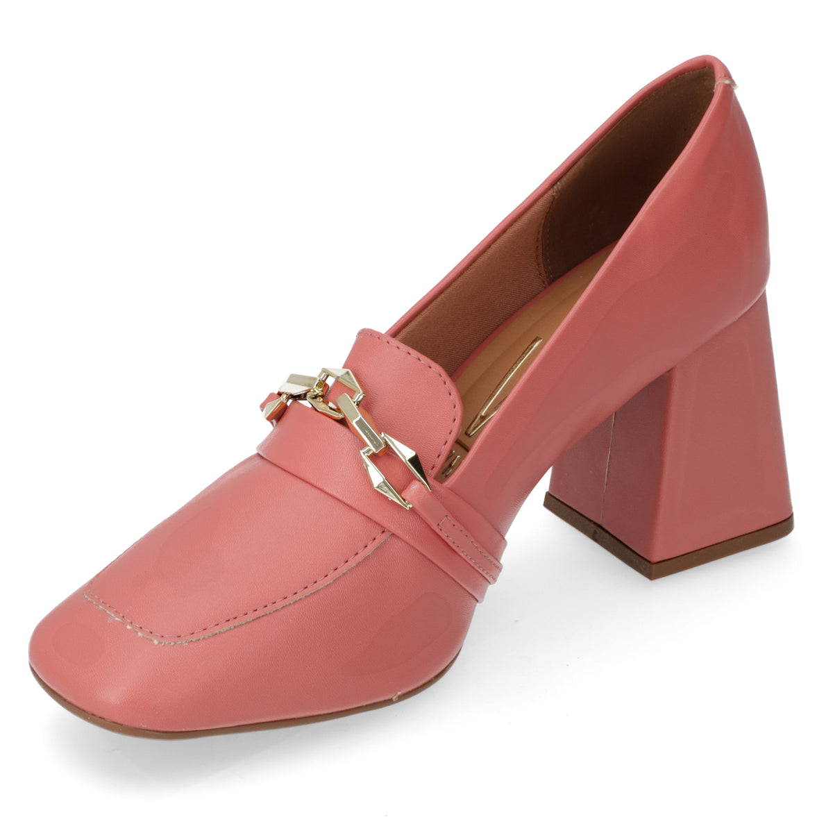 Zapato Taco Ancho Vizzano Coral