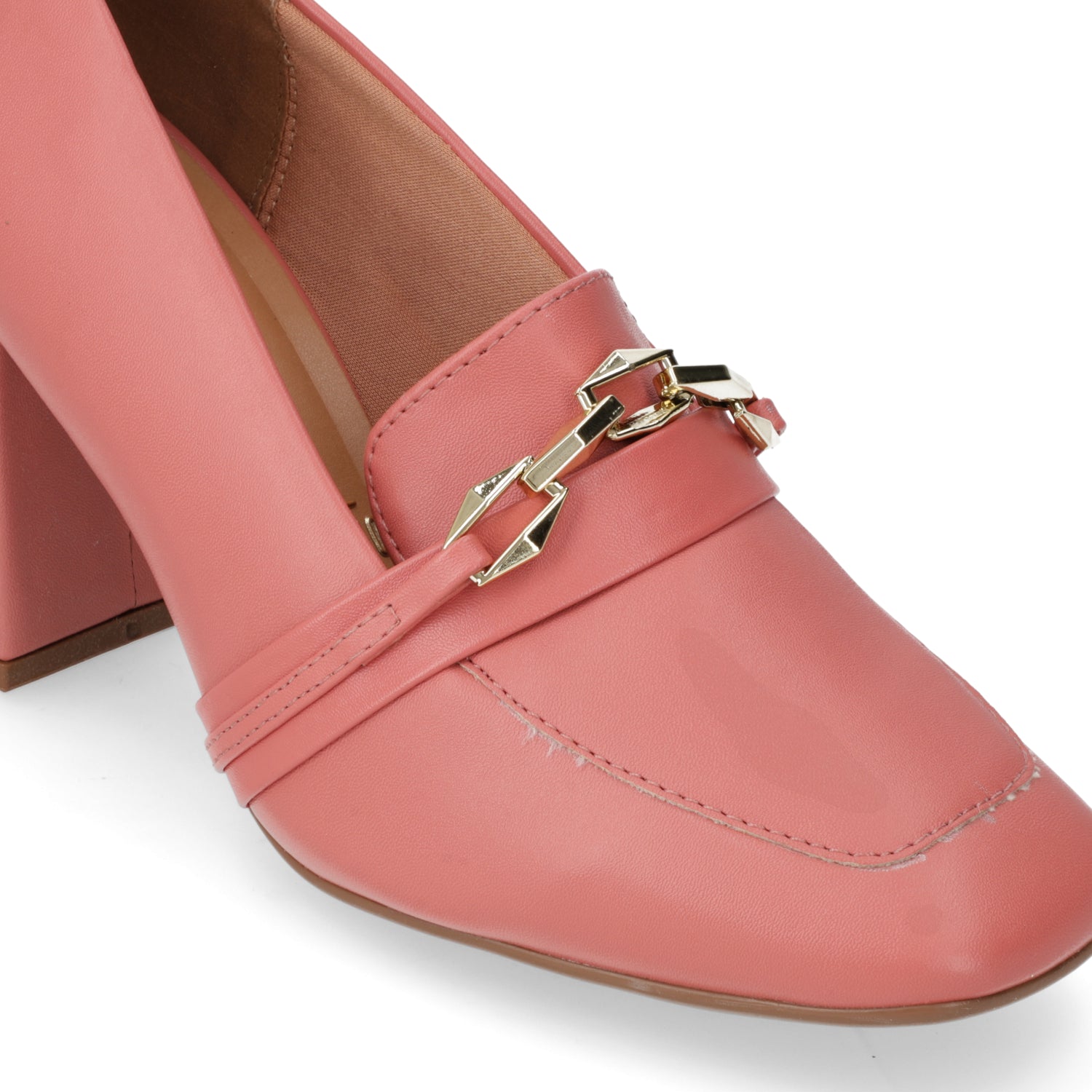 Zapato Taco Ancho Vizzano Coral