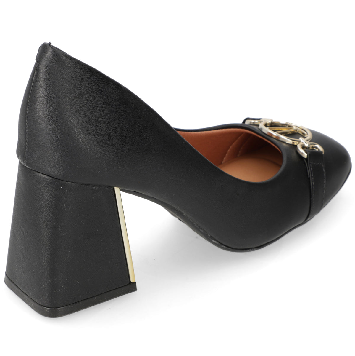 Zapato Taco Ancho Vizzano Negro