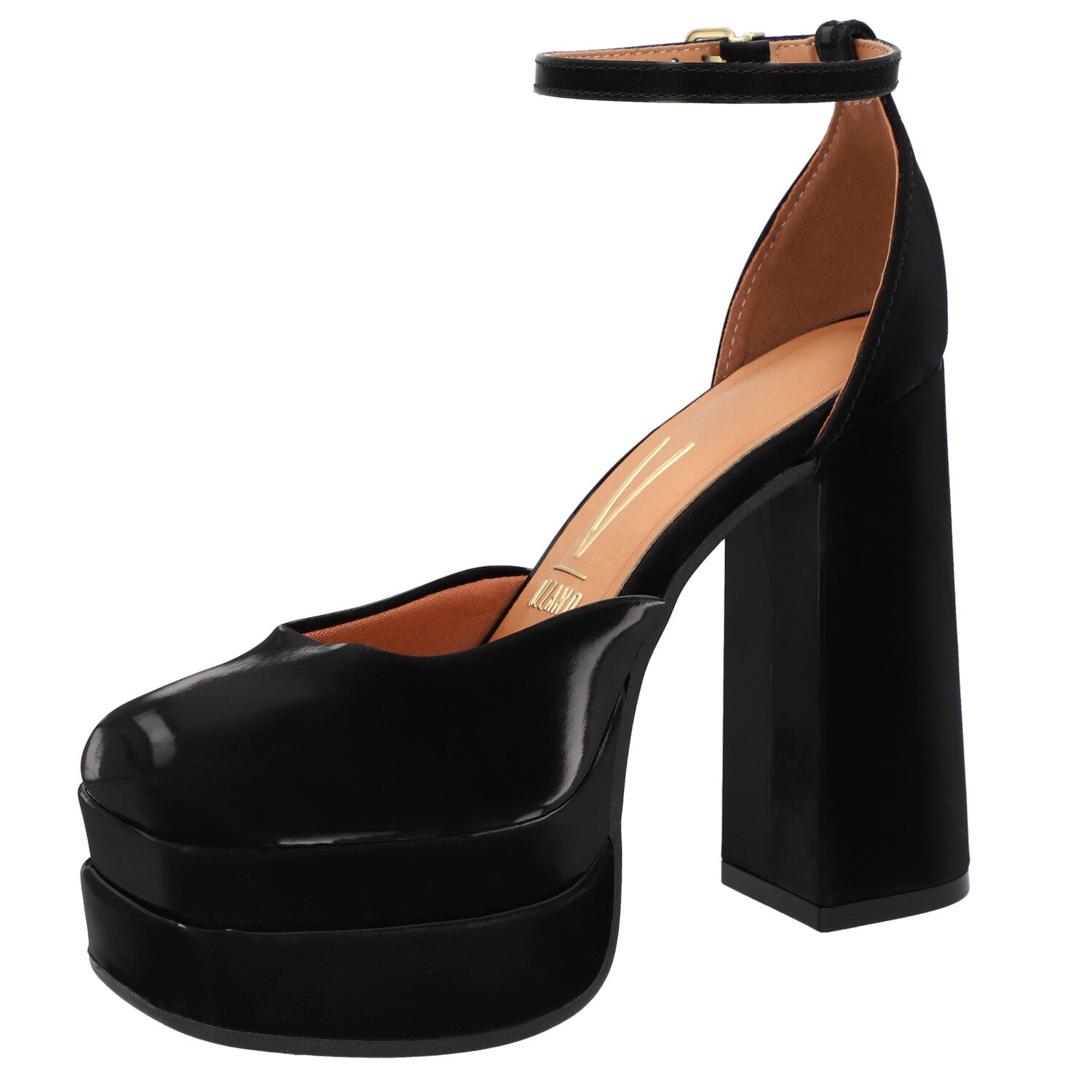 Maxi Plataforma Vizzano Efecto Glossy Negro 1395-101-20076-15745