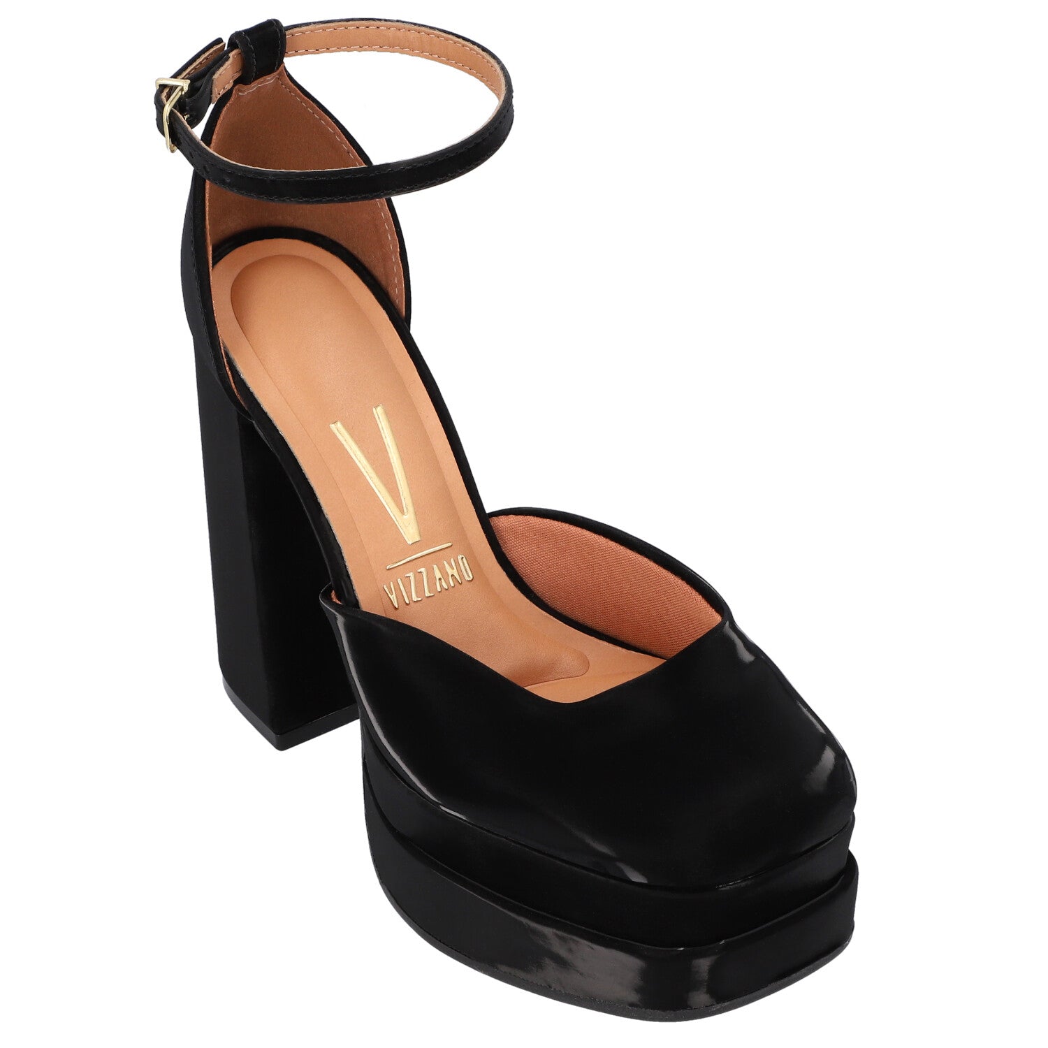 Maxi Plataforma Vizzano Efecto Glossy Negro 1395-101-20076-15745