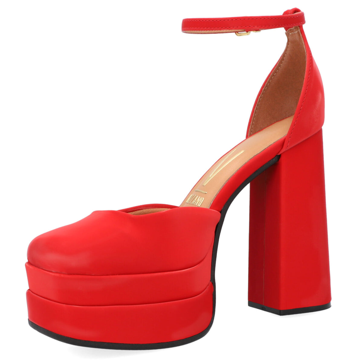 Maxi Plataforma Vizzano Efecto Aterciopelado Rojo 1395-101-20076-46175