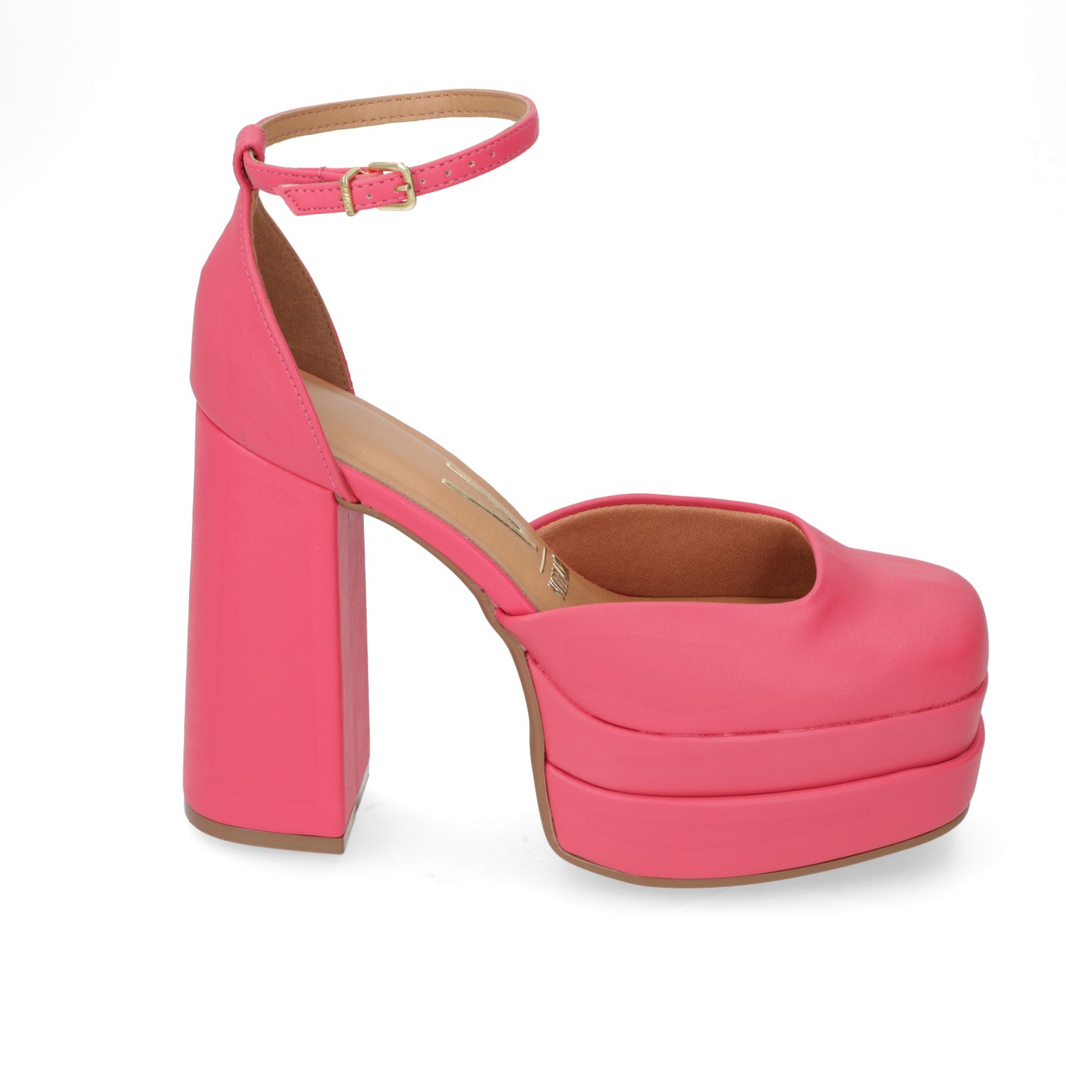 Maxi Plataforma Vizzano Pink Gloss 34 / Fucsia