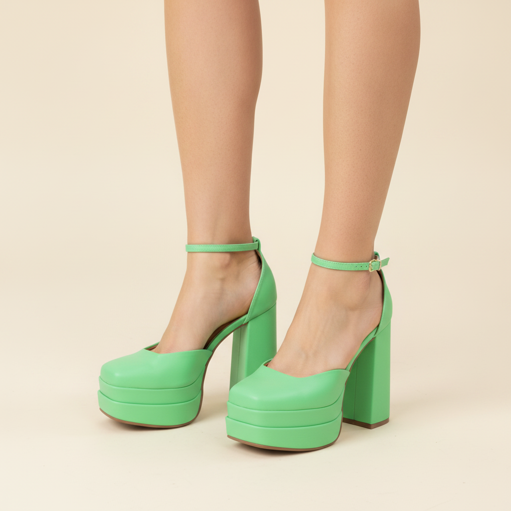 Maxi Plataforma Vizzano Verde 34 / Verde