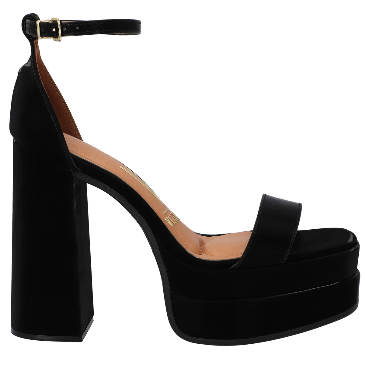 Sandalia Maxi Plataforma Vizzano Glossy Negro 1395-103-20076-15745