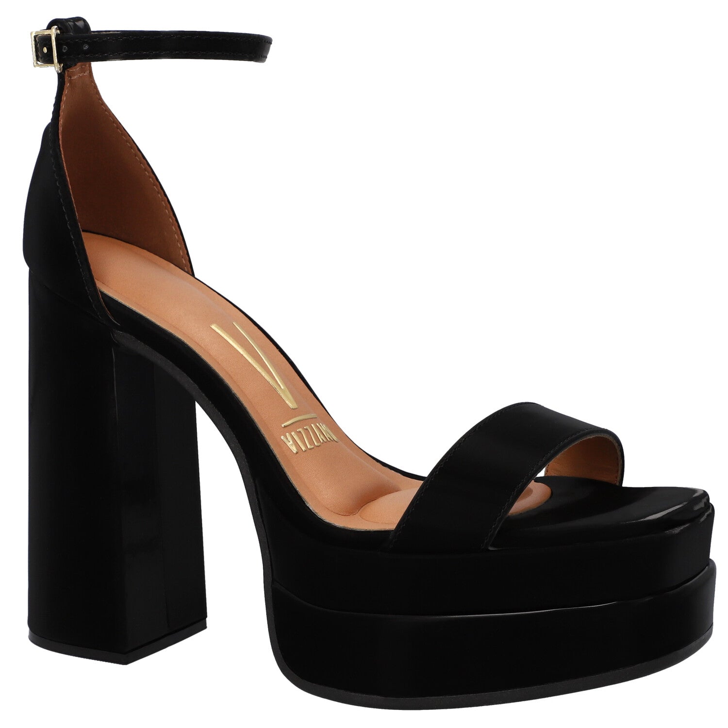 Sandalia Maxi Plataforma Vizzano Glossy Negro 1395-103-20076-15745