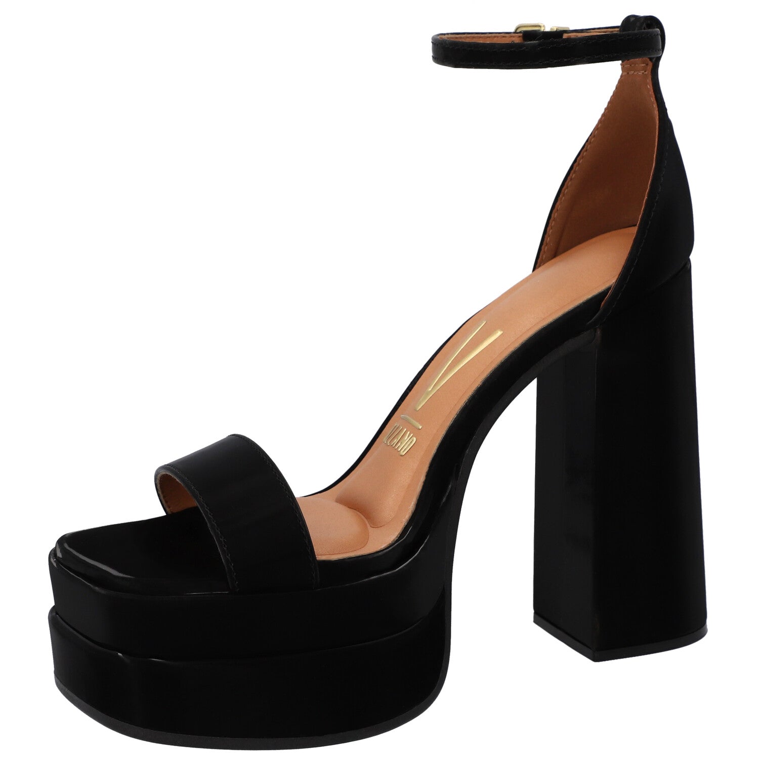 Sandalia Maxi Plataforma Vizzano Glossy Negro 1395-103-20076-15745