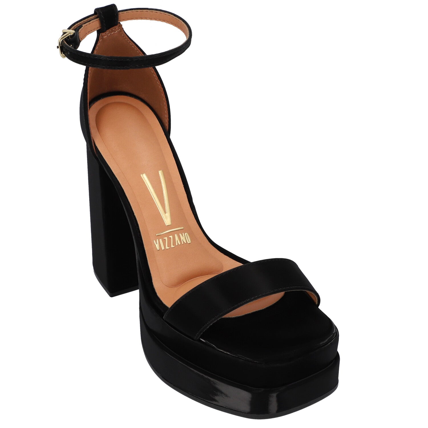 Sandalia Maxi Plataforma Vizzano Glossy Negro 1395-103-20076-15745