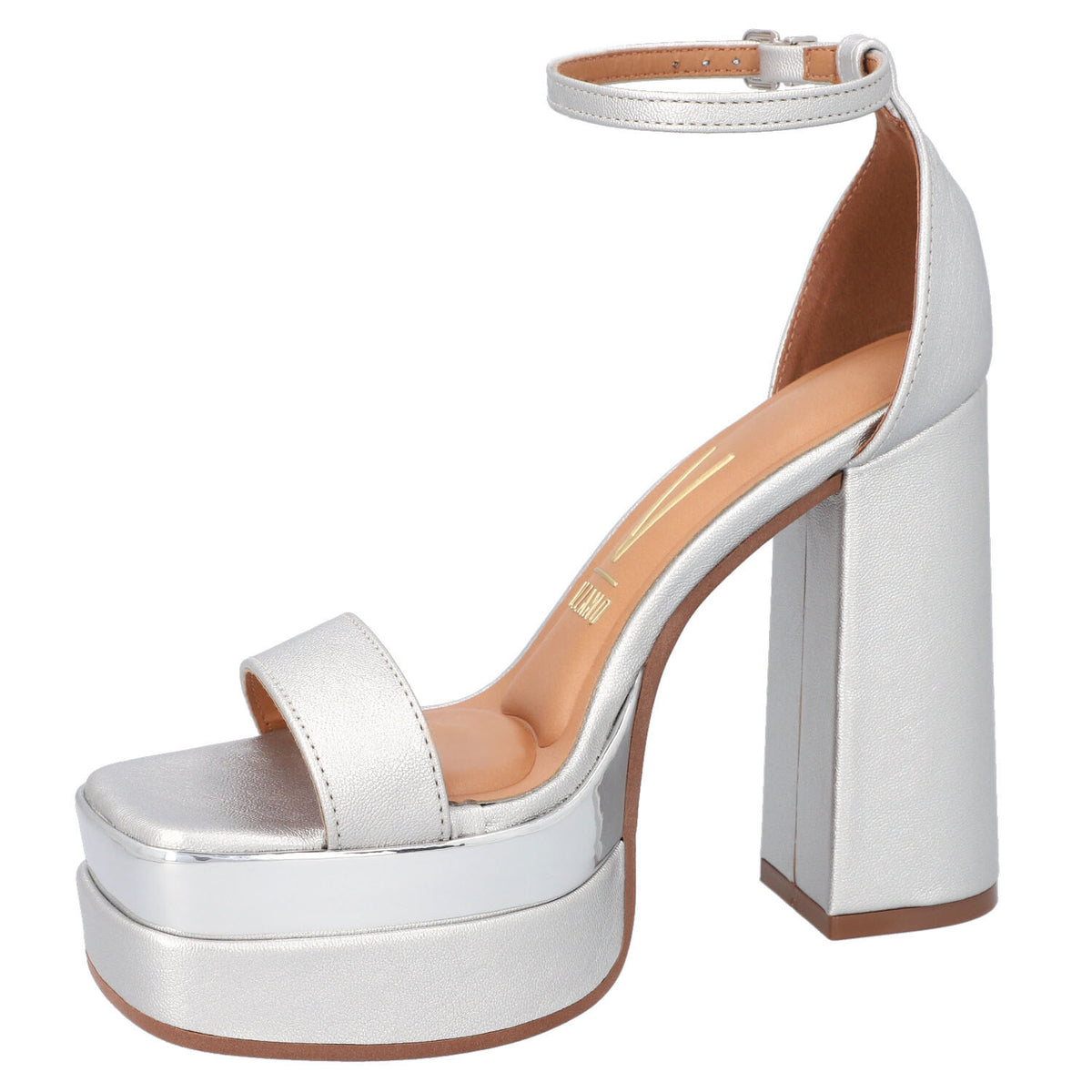 Sandalia Maxi Plataforma Vizzano Plateado 1395-103-24311-41