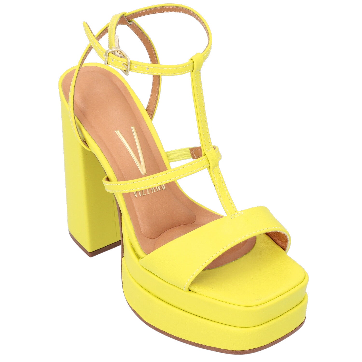 Sandalia Mujer Vizzano EcoCuero Amarillo 1395-104-7286-87464