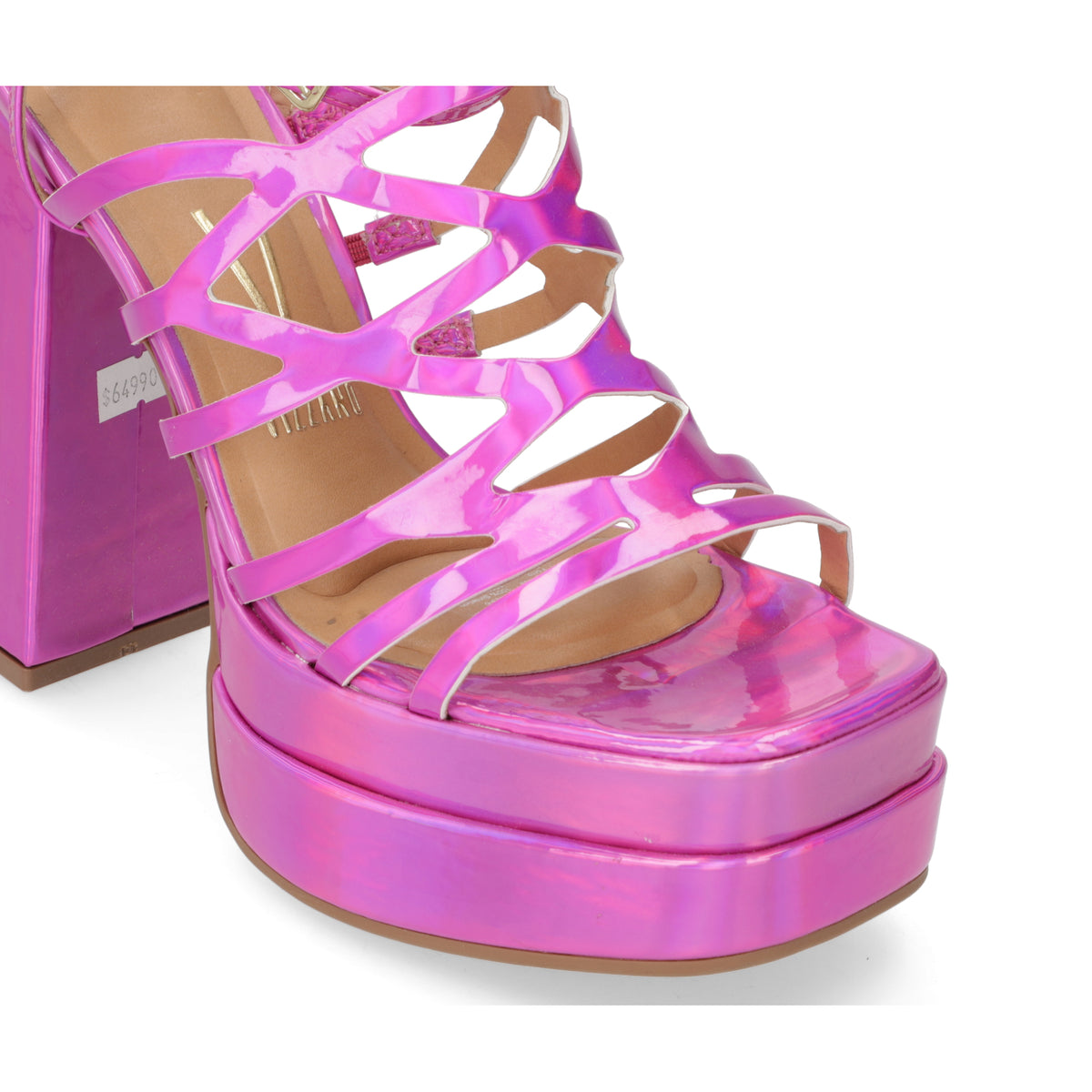 Sandalia Mujer Vizzano Holográfico Pink 1395-108-11808-68153