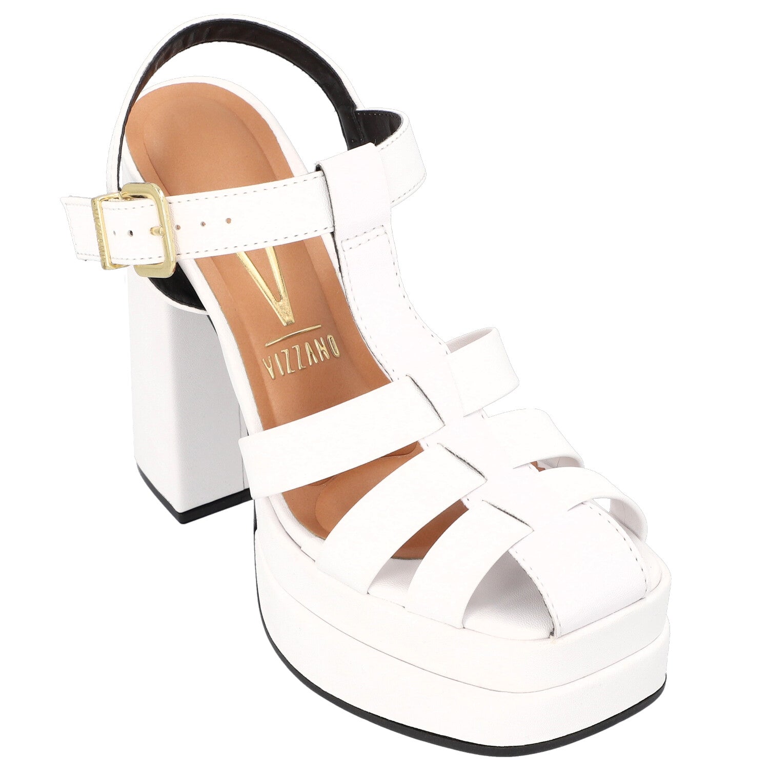 Sandalia Maxi Plataforma Vizzano EcoCuero Blanco 1395-102-7286-16072