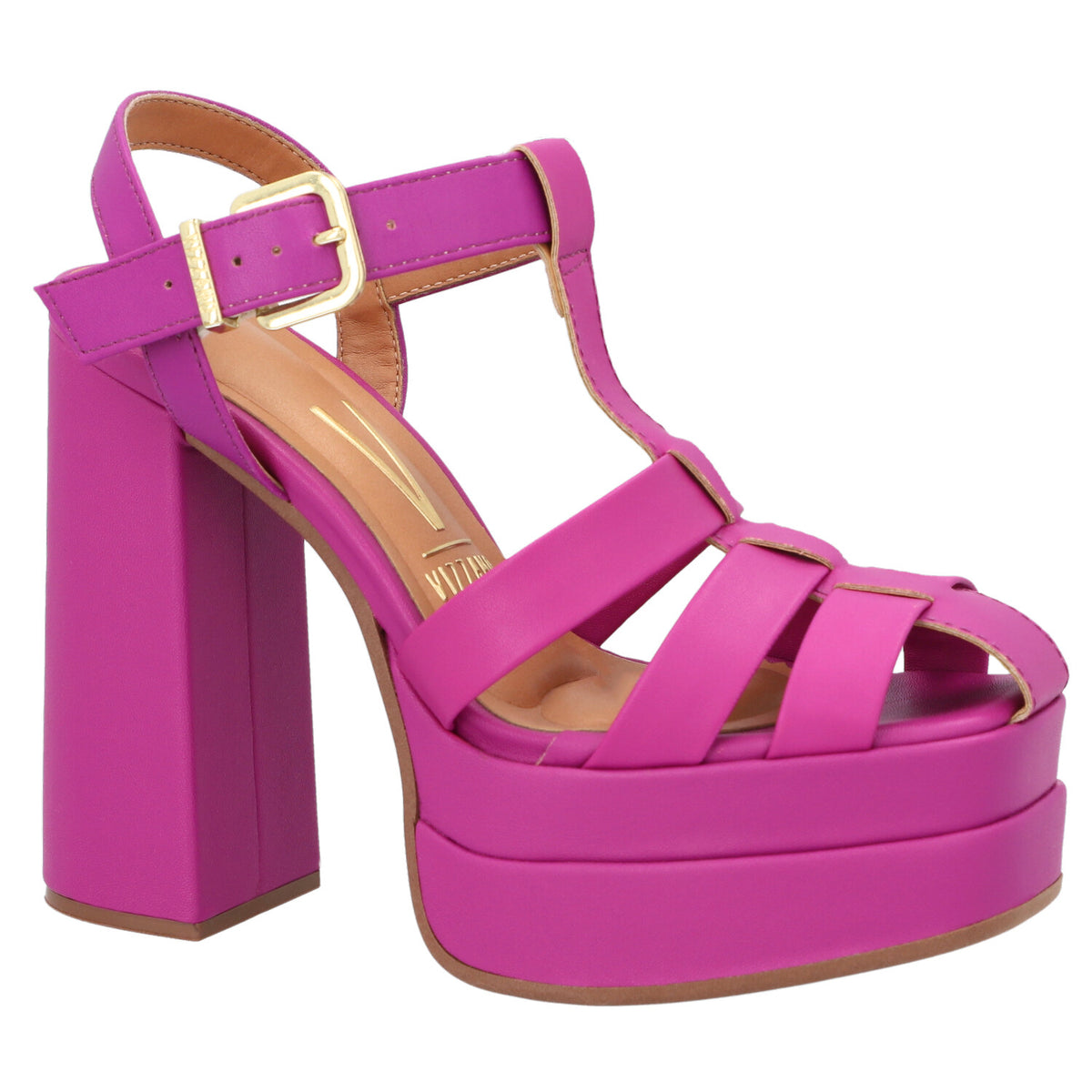 Sandalia Maxi Plataforma Vizzano EcoCuero Purpura 1395-102-7286-85134