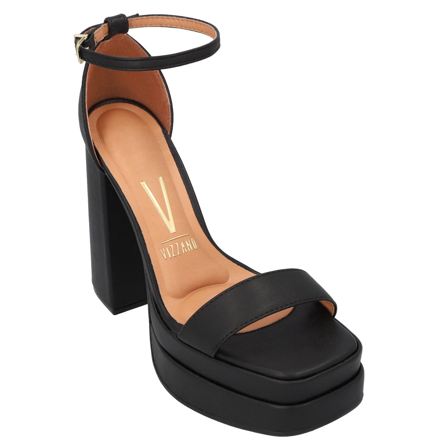 Sandalia Maxi Plataforma Vizzano EcoCuero Negro 1395-103-7286-15745