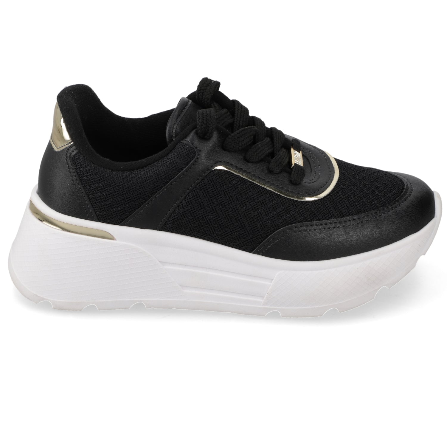 Zapatilla Casual Mujer Vizzano Negro