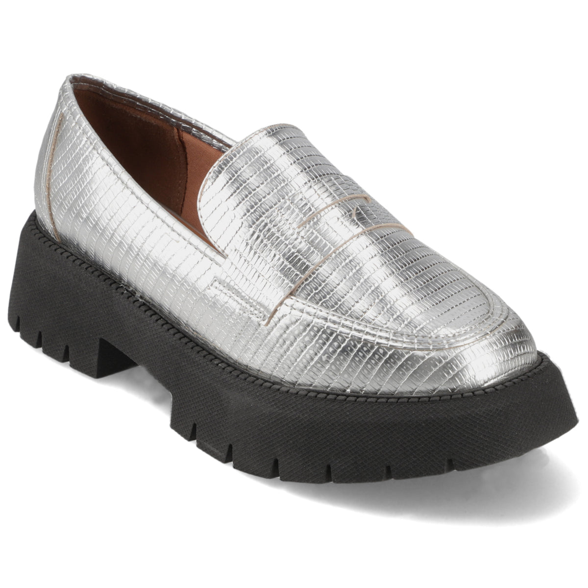 Mocasin Plateado Vizzano