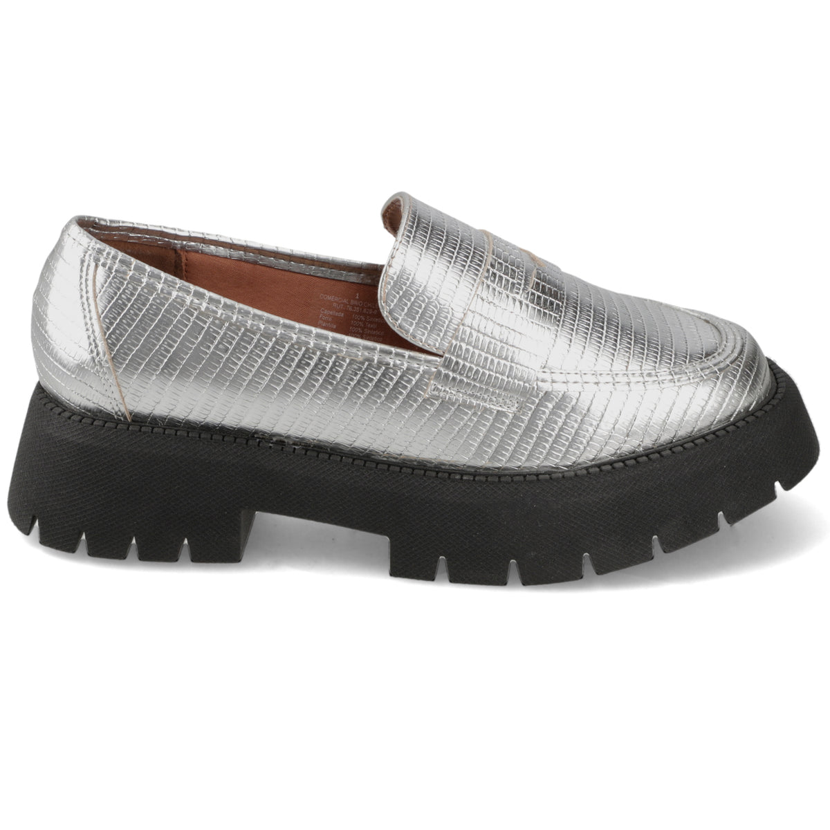 Mocasin Plateado Vizzano