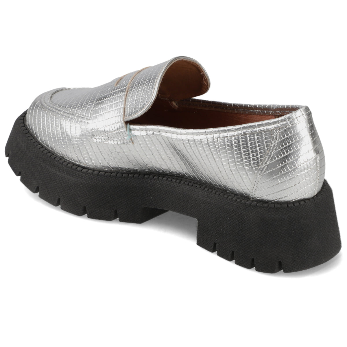 Mocasin Plateado Vizzano