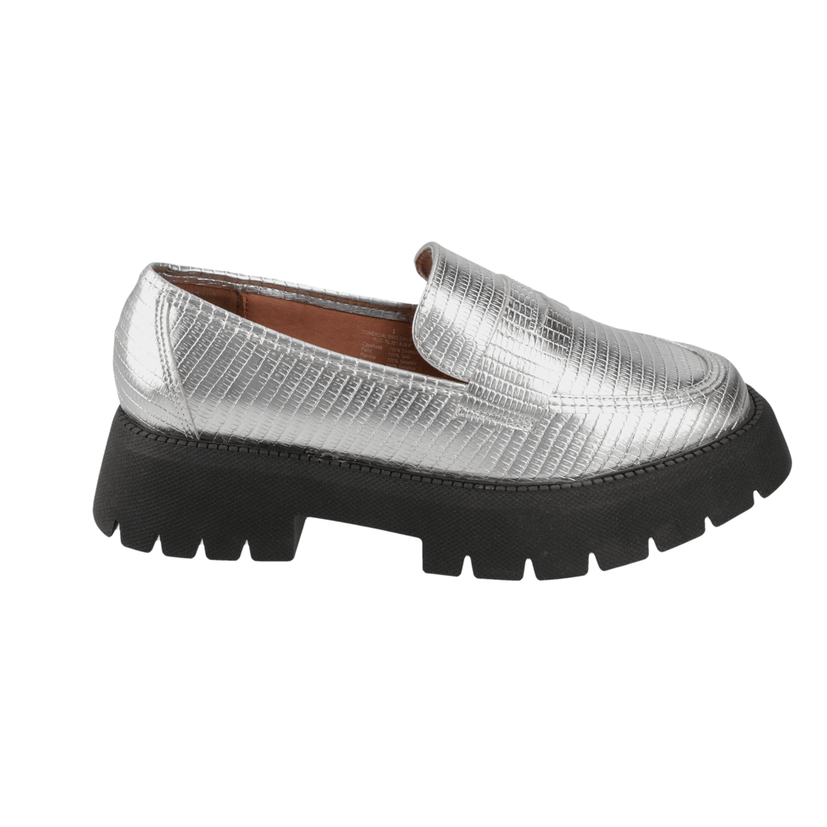 Mocasin Plateado Vizzano