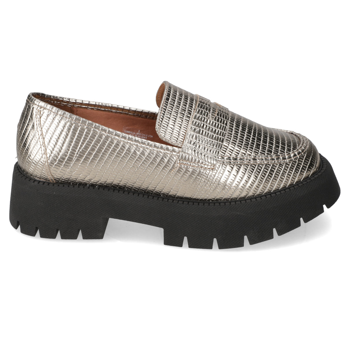 Mocasin Mujer Vizzano Metalizados Dorado