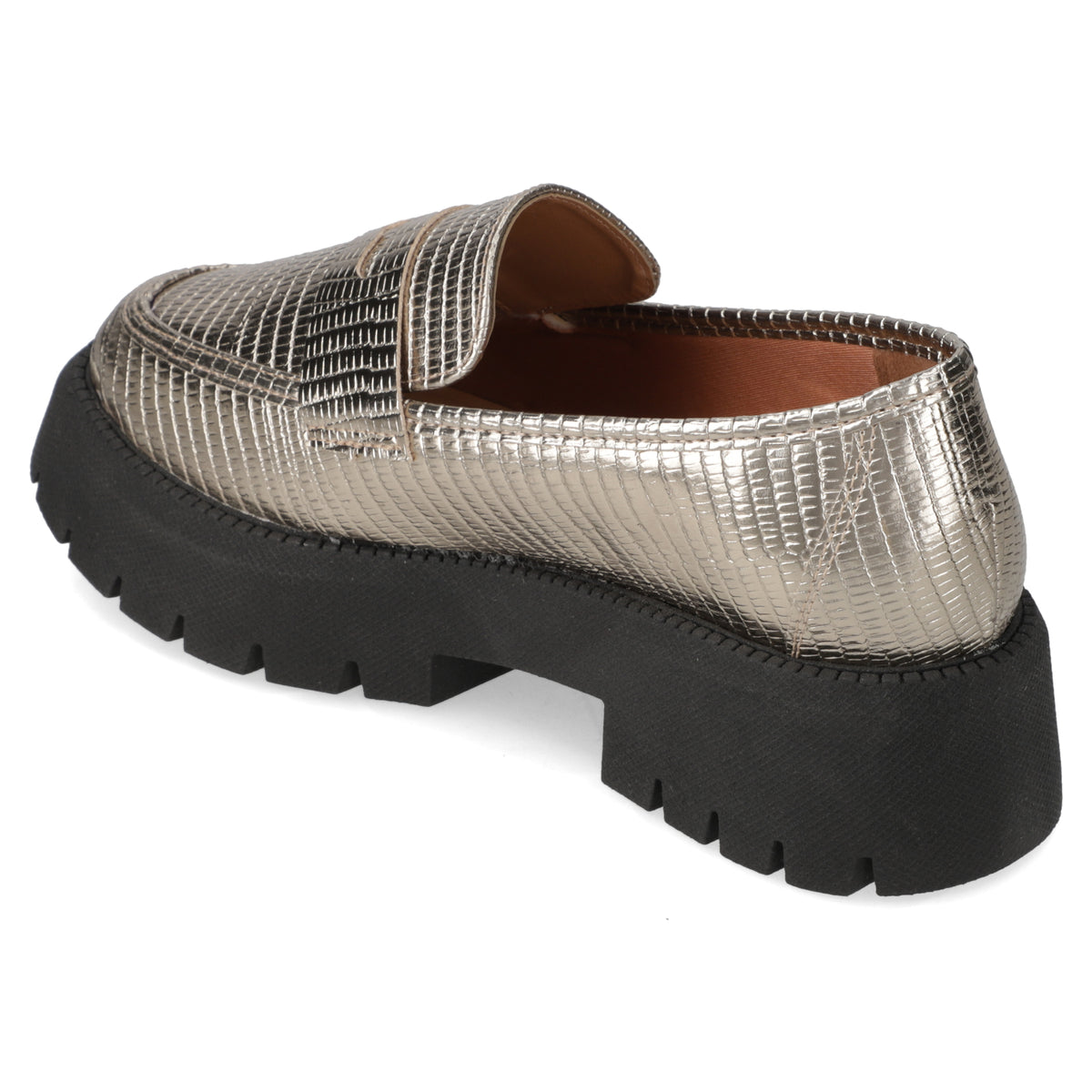 Mocasin Mujer Vizzano Metalizados Dorado