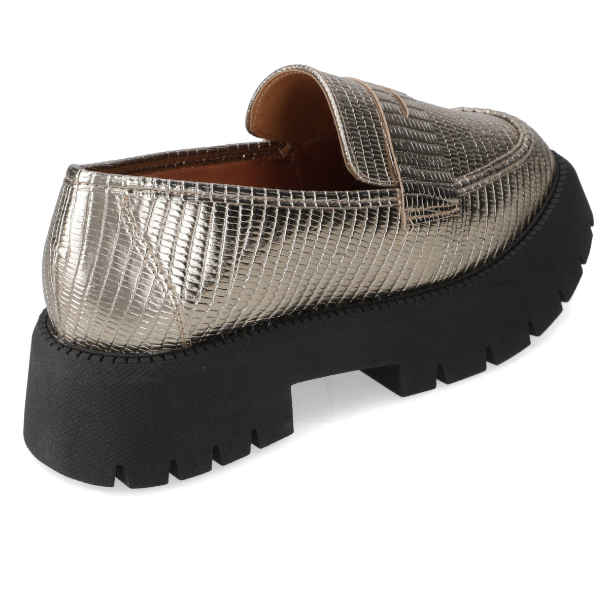 Mocasin Mujer Vizzano Metalizados Dorado