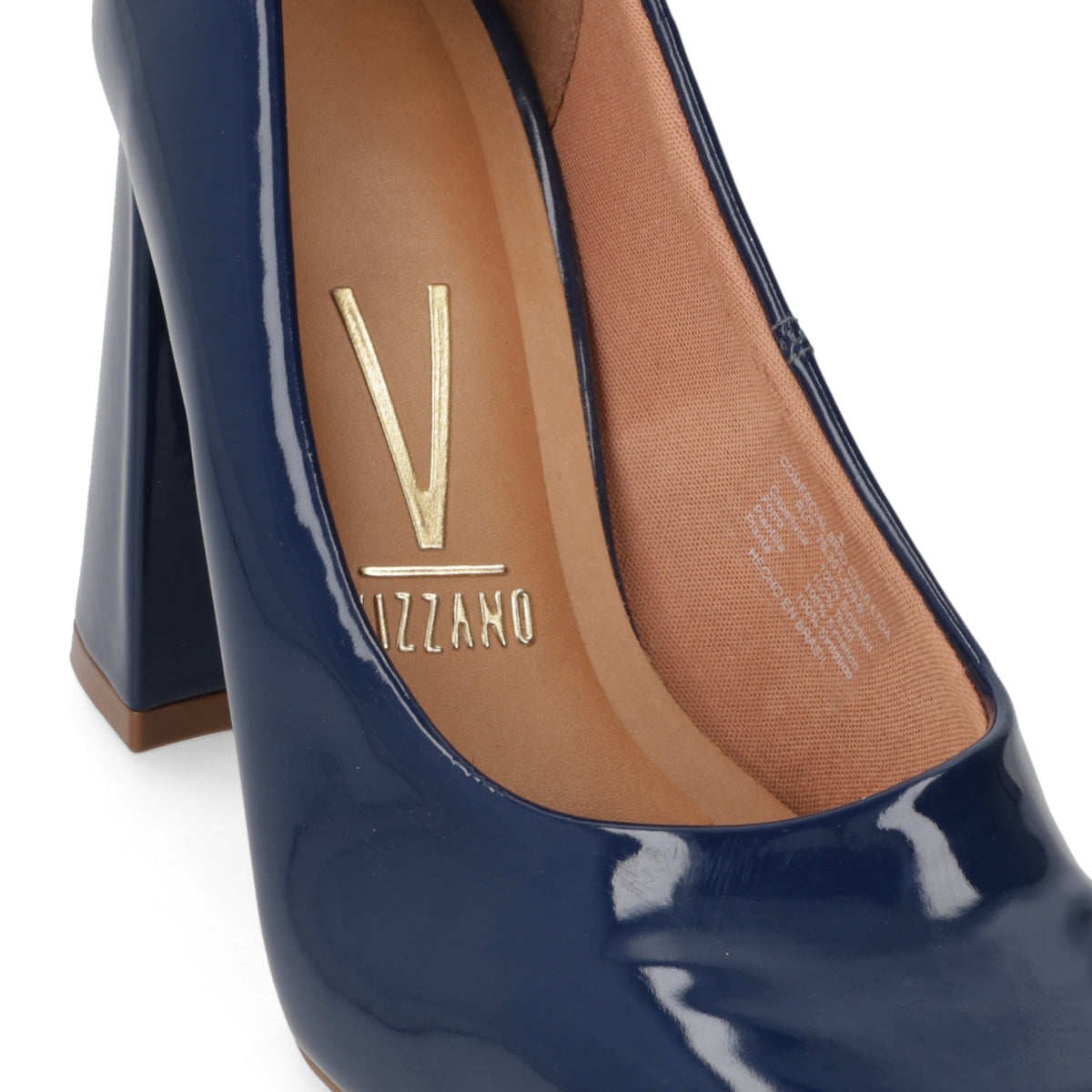 Zapato Taco Ancho Vizzano Azul