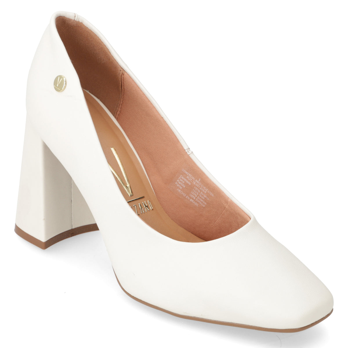 Zapato Taco Ancho Vizzano Blanco Off