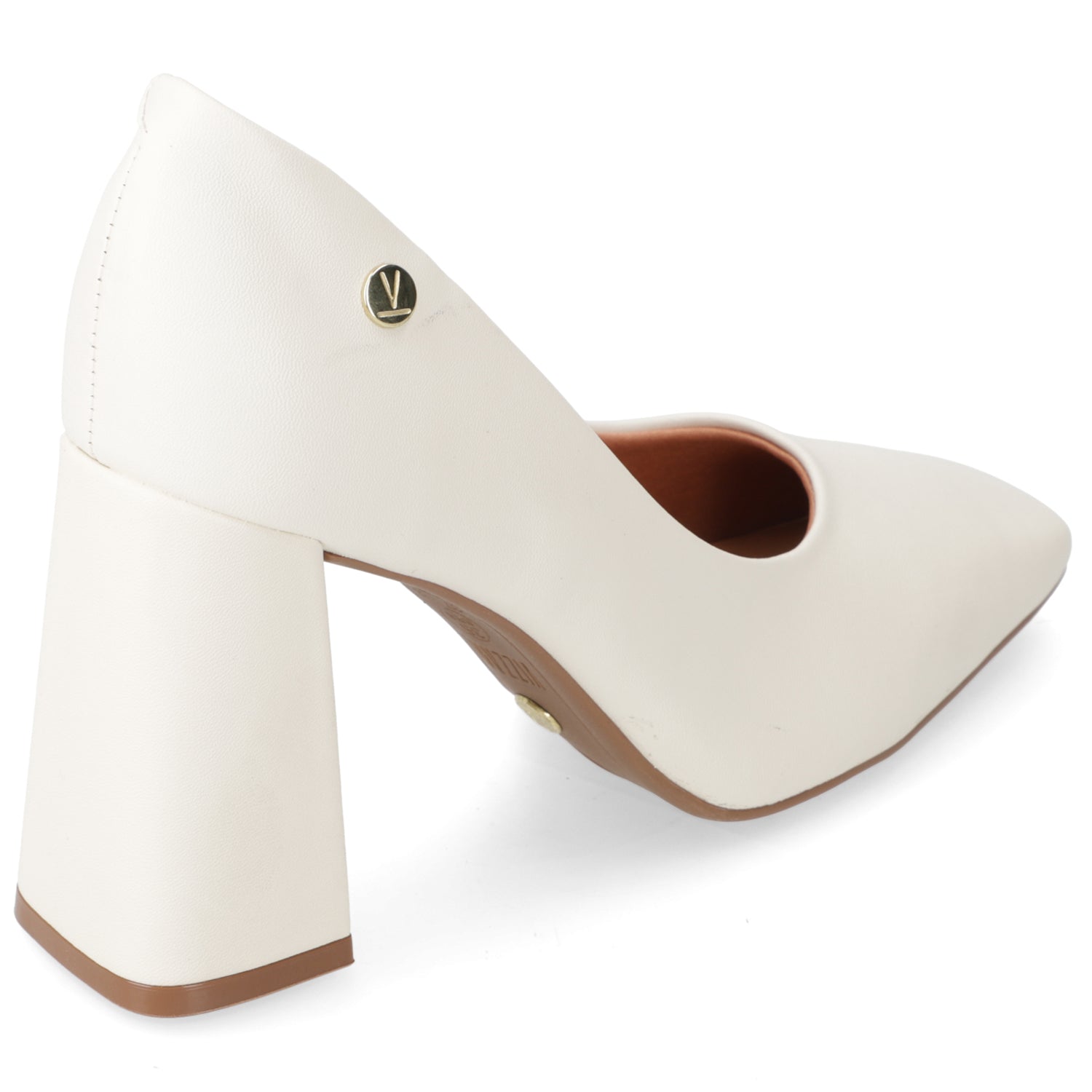 Zapato Taco Ancho Vizzano Blanco Off