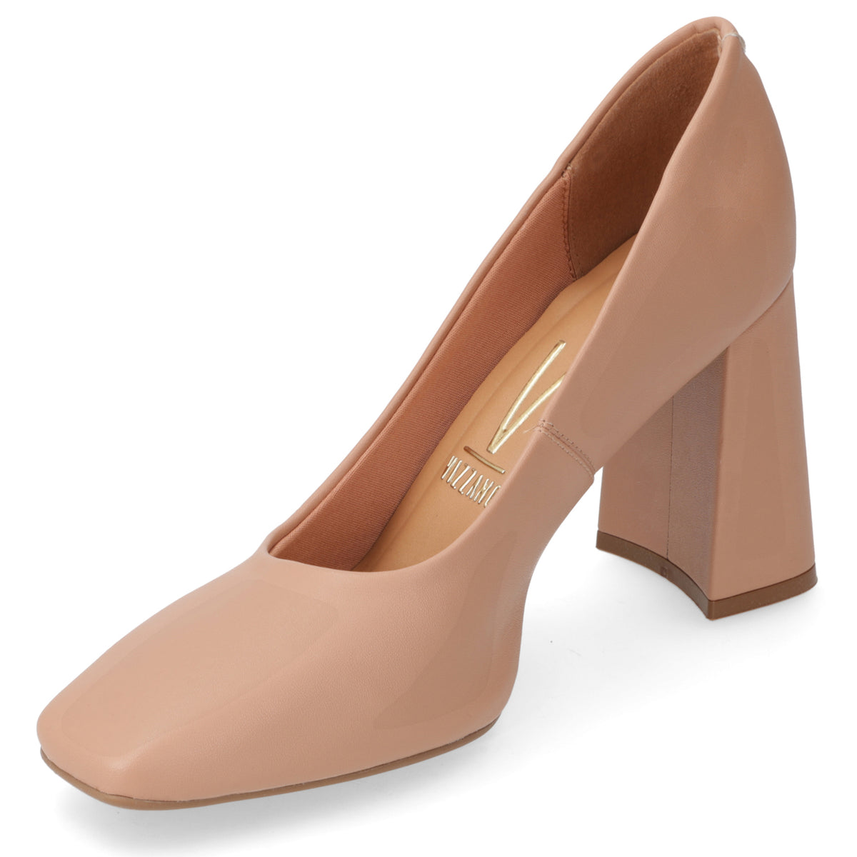 Zapato Taco Ancho Vizzano Nude