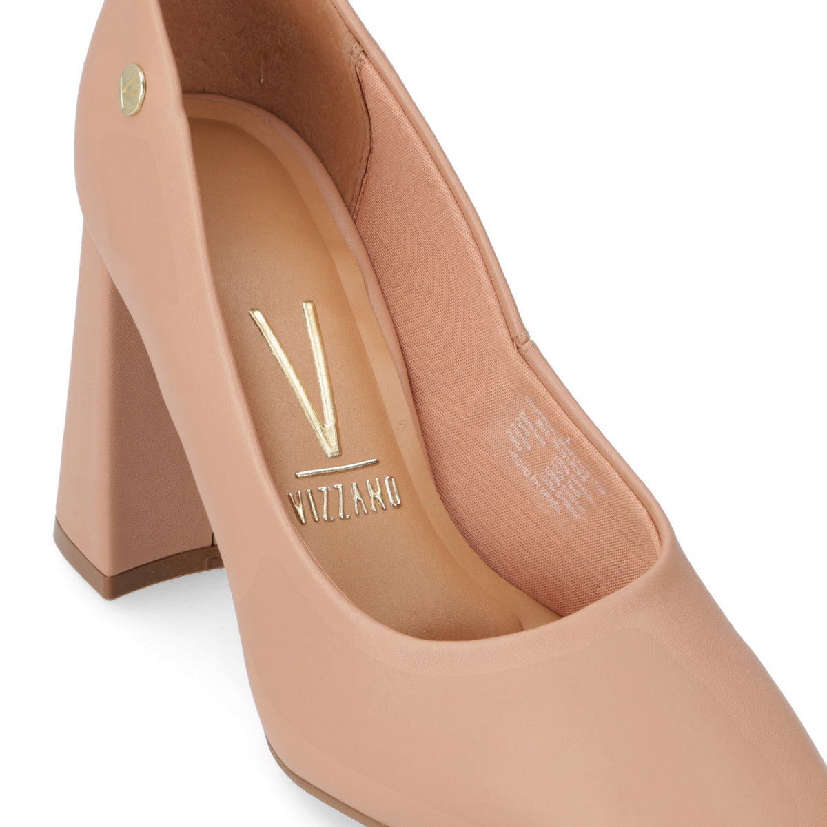 Zapato Taco Ancho Vizzano Nude
