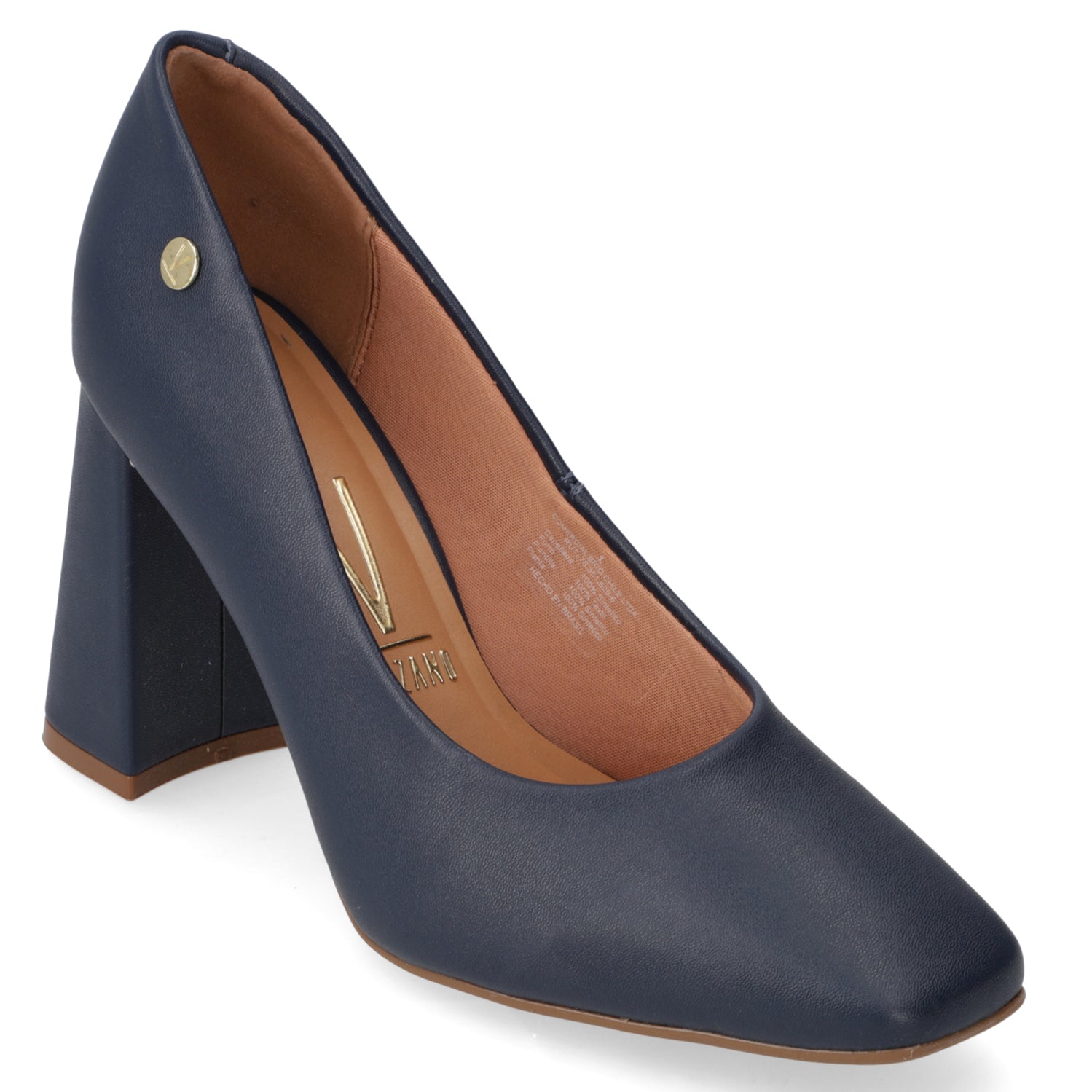 Zapato Taco Ancho Vizzano Azul