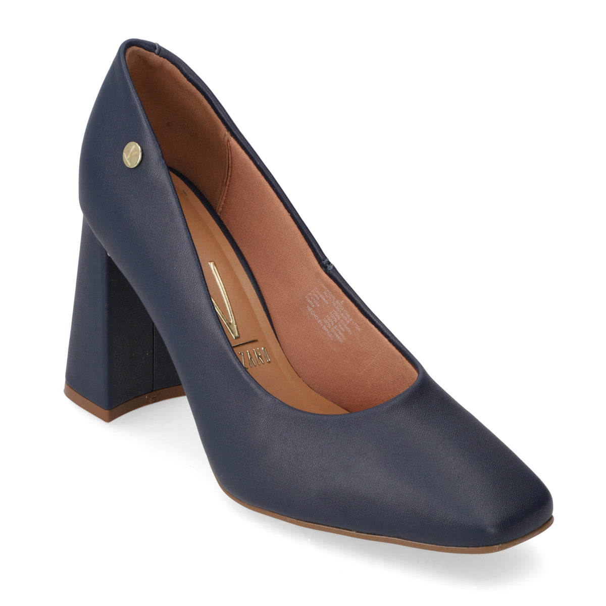 Zapato Taco Ancho Vizzano Azul