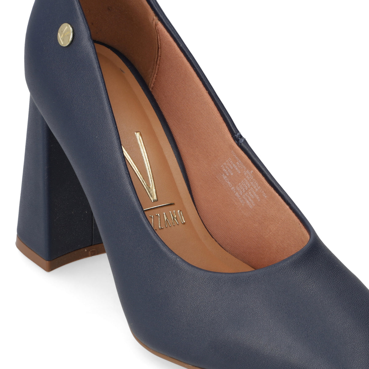 Zapato Taco Ancho Vizzano Azul