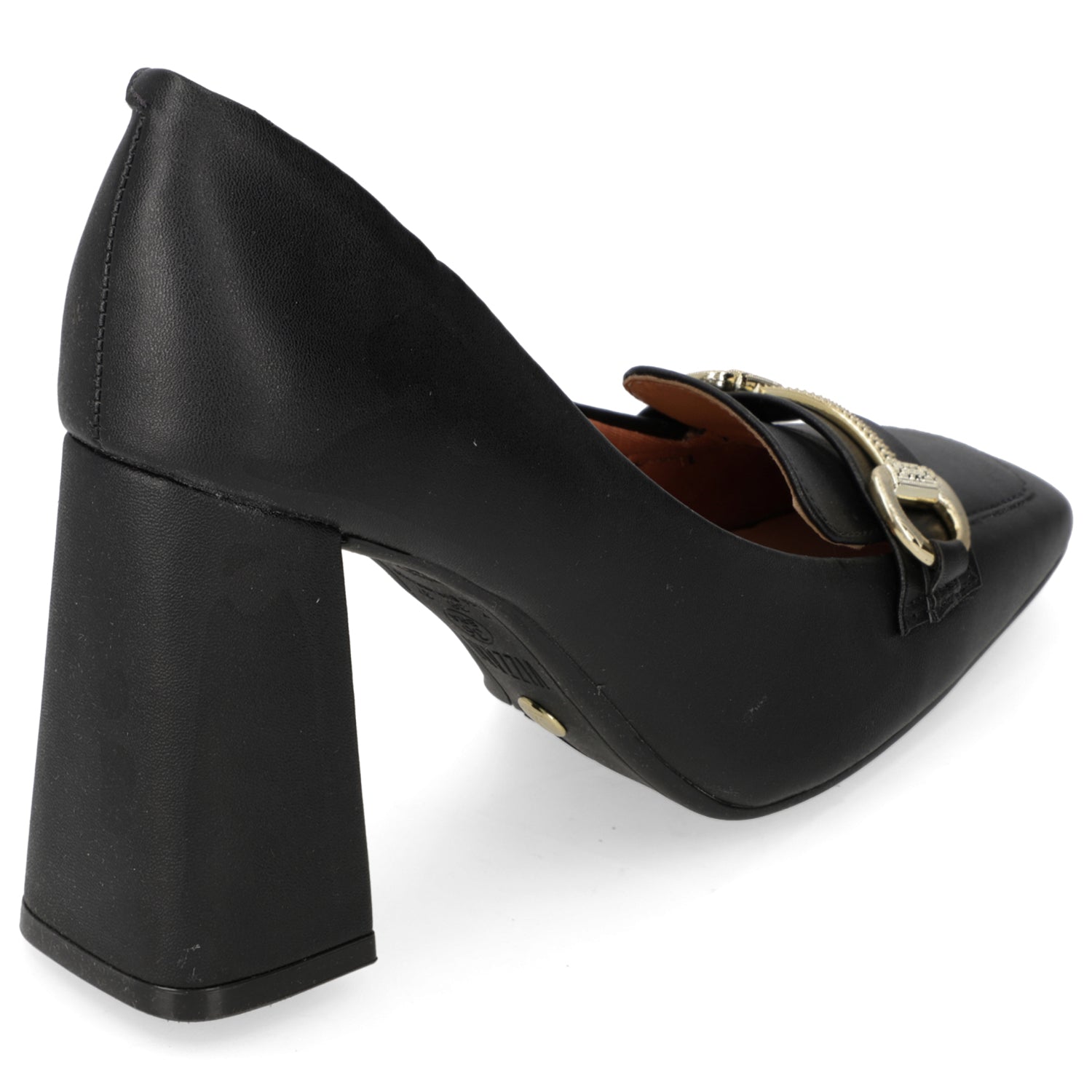 Zapato Taco Ancho Vizzano Negro