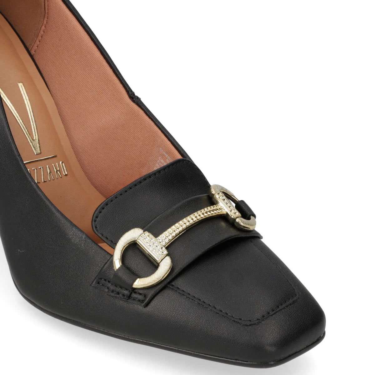 Zapato Taco Ancho Vizzano Negro