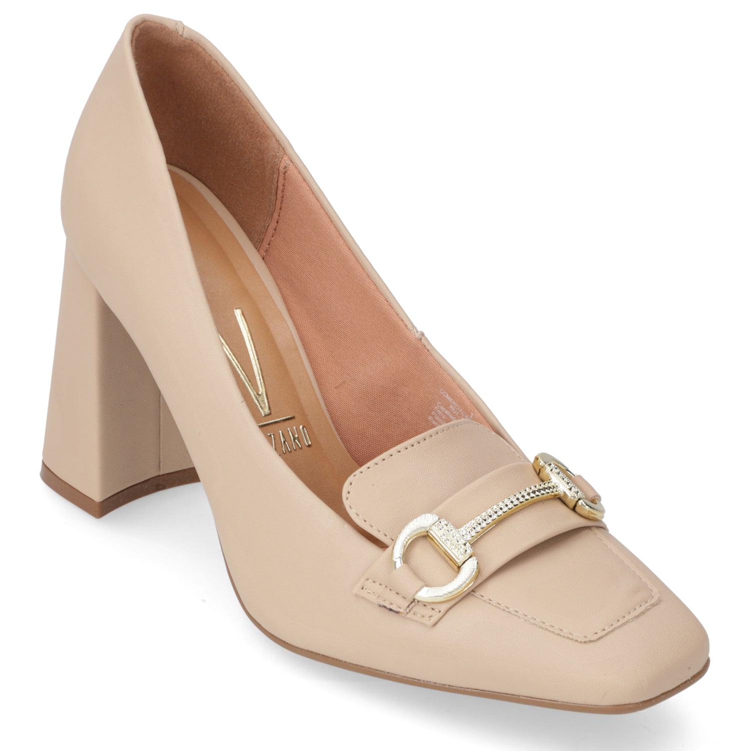 Zapato Taco Ancho Vizzano Beige