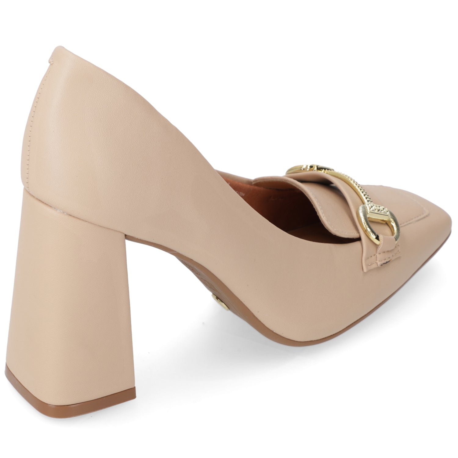 Zapato Taco Ancho Vizzano Beige