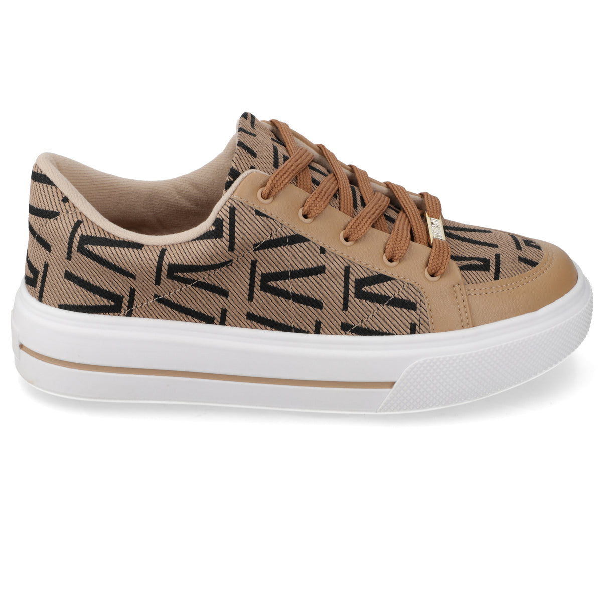Zapatilla Casual Mujer Vizzano Beige