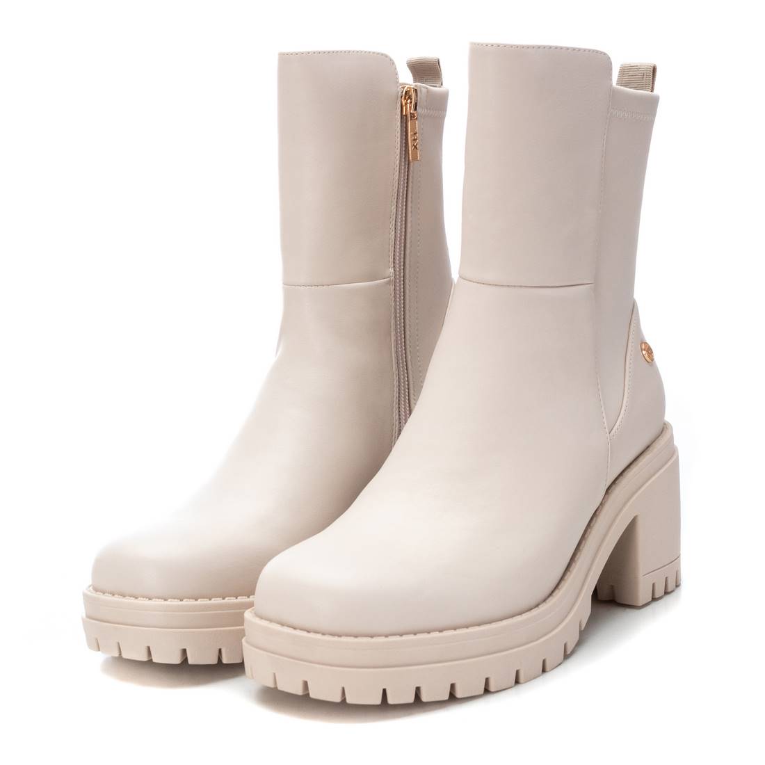 Botin Xti EcoCuero Crema 141732-HIELO