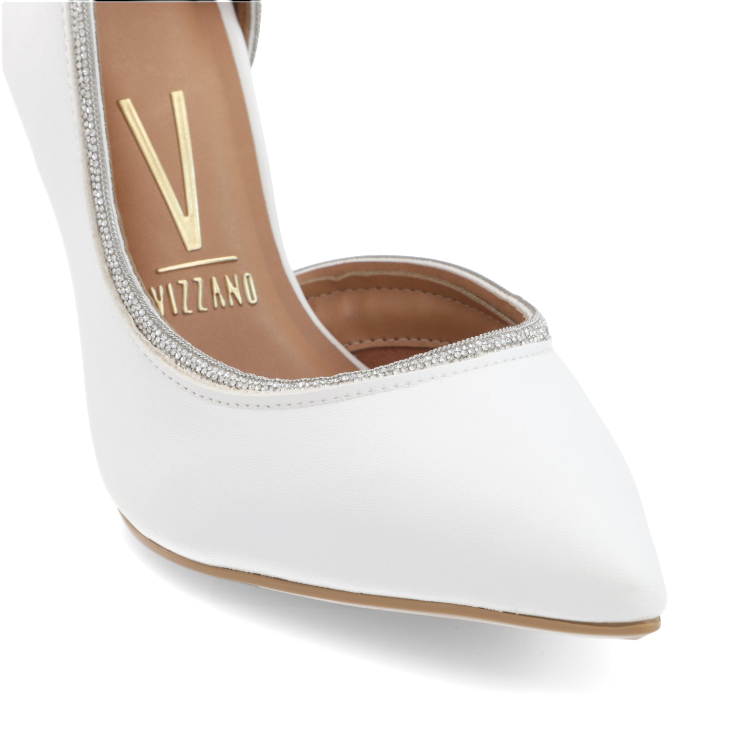 Stiletto Taco Aguja Eco Cuero Blanco 1421-110-27850-97247
