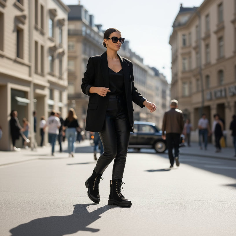 Botín Xti Efecto Gamuza Negro 36 / Negro